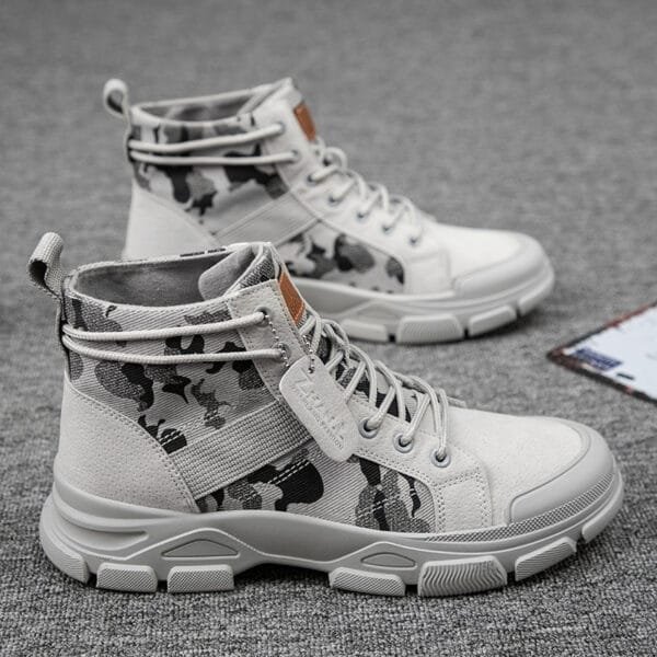 High Top Canvas Work Casual Fashion Boots