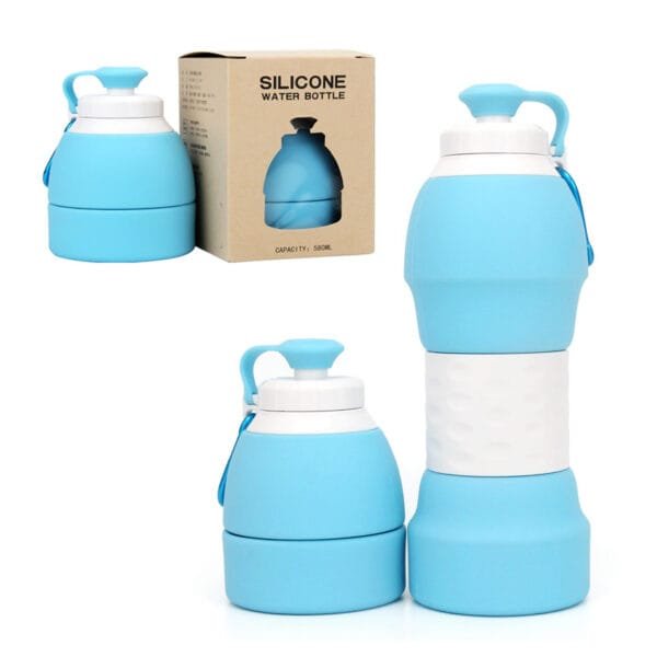 Silicone folding water bottle - Image 6