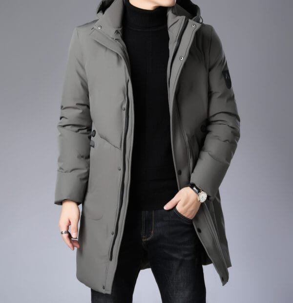 Hooded Coat Baggy Coat Men - Image 3