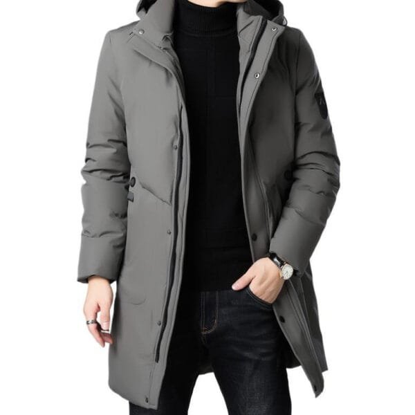 Hooded Coat Baggy Coat Men - Image 2