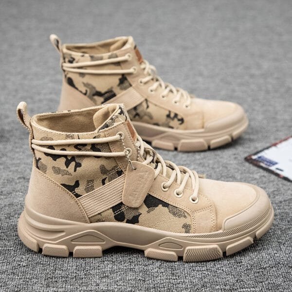 High Top Canvas Work Casual Fashion Boots - Image 5