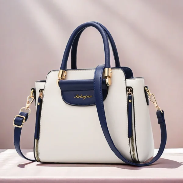 Women's bag 2024 new fashion women's bags hit color hand-held bag Europeand the United States all-match shoulder messenger bag