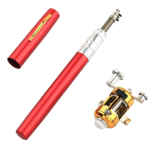 Portable Telescopic Pocket Stream Fishing Rod Ice Rod Sea Fishing Rod 1m Pen Fishing Rod Kit - Image 7