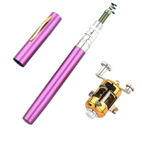 Portable Telescopic Pocket Stream Fishing Rod Ice Rod Sea Fishing Rod 1m Pen Fishing Rod Kit - Image 10