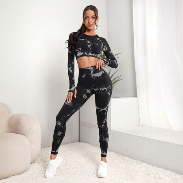 Fashion Personalized Fitness Sportswear Suit Women - Image 7