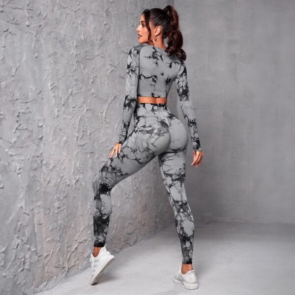 Fashion Personalized Fitness Sportswear Suit Women - Image 5