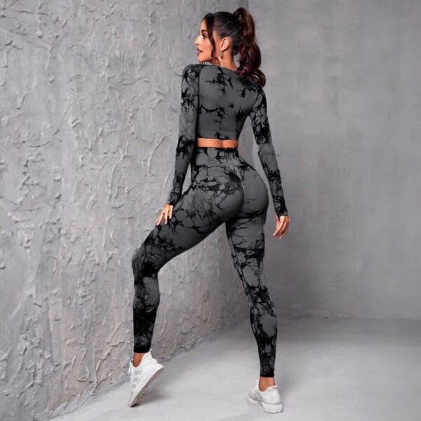 Fashion Personalized Fitness Sportswear Suit Women - Image 6