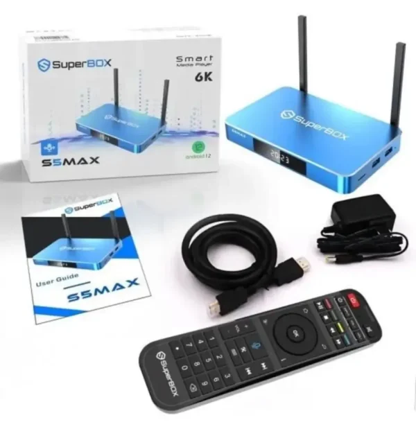 Selling new SuperBox S5 MAX Super Smart TV Box and Voice Remote