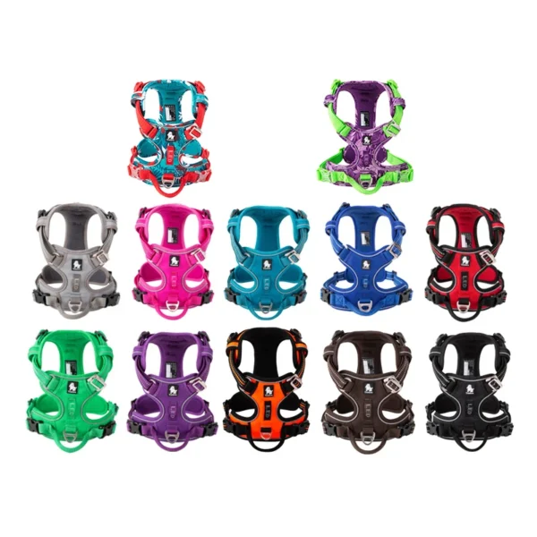Truelove Front Nylon Dog Harness No Pull Vest Soft Adjustable Safety Harness For Dog Small Large Running Training French Bulldog - Image 3