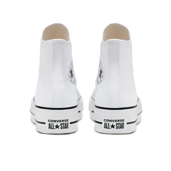 Converse All Star Lift High Top Muffin Bottom Classic Hundred Casual Non-slip High Top Canvas Women's Shoes Premium White - Image 5