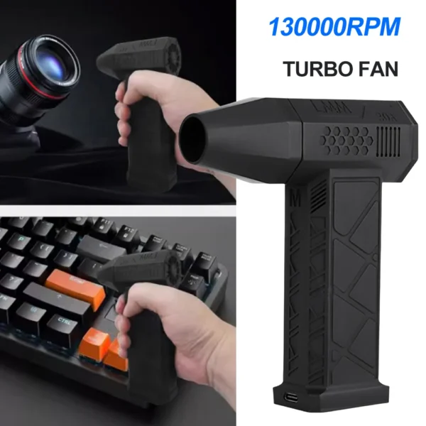 Powerful Air Blower 130000RPM Mini Turbo Jet Fan High Speed Turbo Violent Fan Brushless Motor Handheld Duct Fan PC Cleaning Tool - Image 3