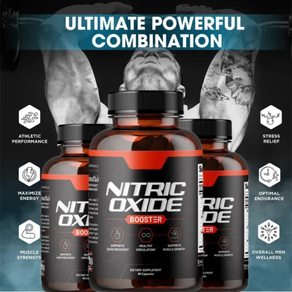 Best Booster for Men - Nitric Oxide Supplements for Health, Energy & Endurance, Muscle Mass - Image 2