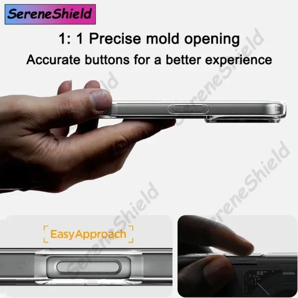 Latest Technology Phone Case for iPhone 16 Pro Max 15 Plus 14 Pro 13 Fine Hole Circuit Board Magnetic Anti-fall Phone Case - Image 4