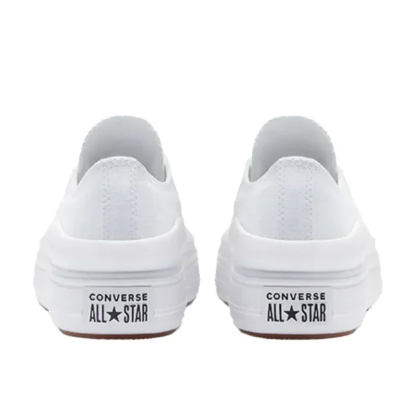 Converse All Star Move Low Comfortable and versatile Non-slip breathable bag low-top canvas shoes Women's Pure white - Image 6