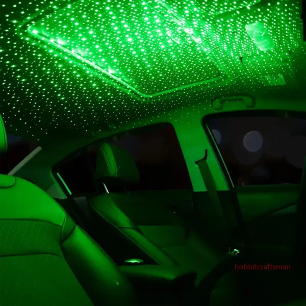 Mini LED Car Roof Star Night Light Projector Atmosphere Galaxy Lamp USB Decorative Adjustable for Auto Roof Room Ceiling Decor - Image 2