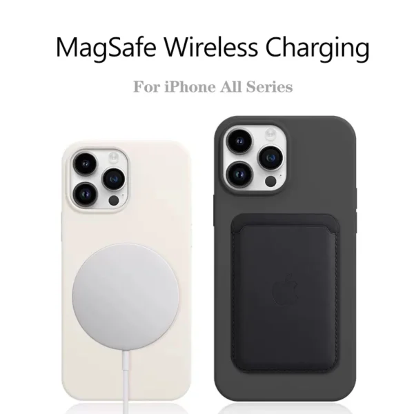 Official Apple Liquid Silicone Magsafe Phone Case For iPhone 12 13 14 15 16 Pro Max 16 cases Magnetic Cover Wireless Charging - Image 4