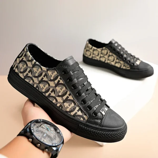 Men Casual shoes Luxury Brand Comfortable Men shoes Geunine Leather Designer Flats High Quality Breathable Sneaker Male Footwear - Image 4