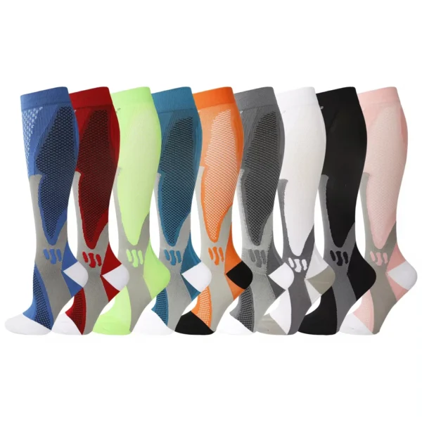 1PAIR Compression Socks Sport Socks Medical Nursing Stockings Prevent Varicose Veins Socks Pregnancy Nursing Athletic Soccer SOX - Image 5
