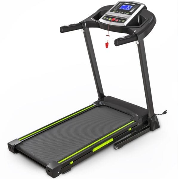Under desk walking pad treadmill 3.5HP for home office use, quiet and compact