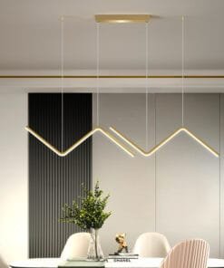 minimalist LED chandelier wall suspension light