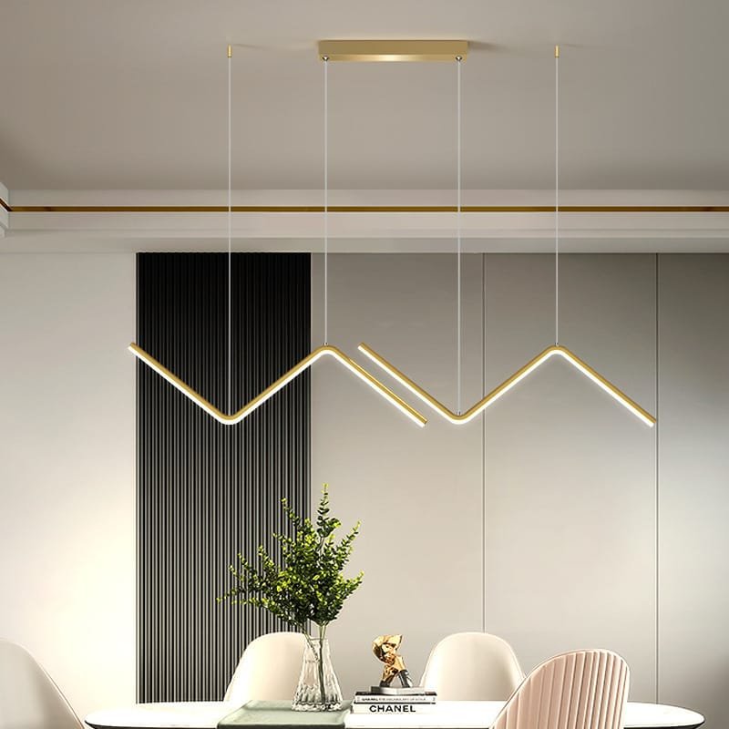 minimalist LED chandelier wall suspension light
