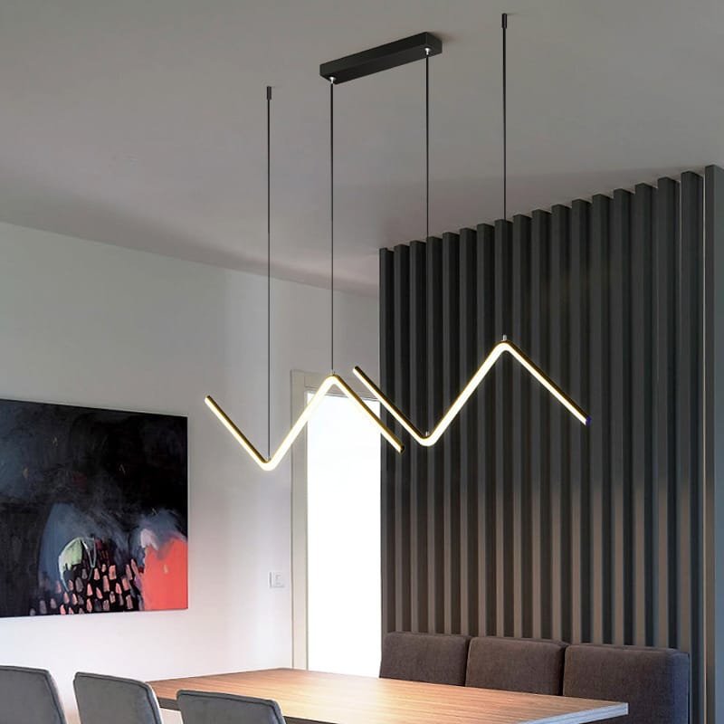 minimalist LED chandelier wall suspension light