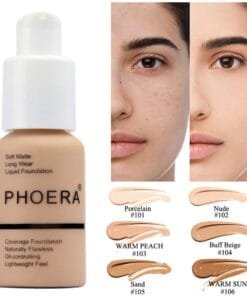 press type oil control matte concealer foundation cream natural color