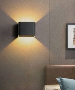 modern punch free LED wall lamp bedroom lighting