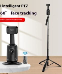 AI smart gimbal 360 auto face tracking phone holder tripod