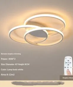 Nordic LED ceiling light modern master bedroom