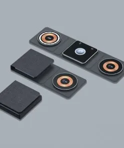 3 in 1 magnetic folding wireless charger station for iPhone Apple Watch AirPods