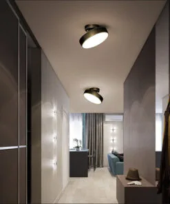 round pure copper ceiling lamp cloakroom lighting