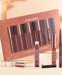 matte lipstick and lip liner set