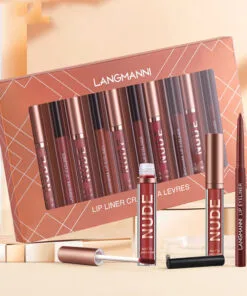 matte lipstick and lip liner set