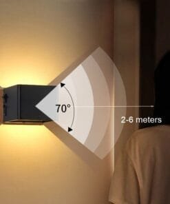 modern punch free LED wall lamp bedroom lighting