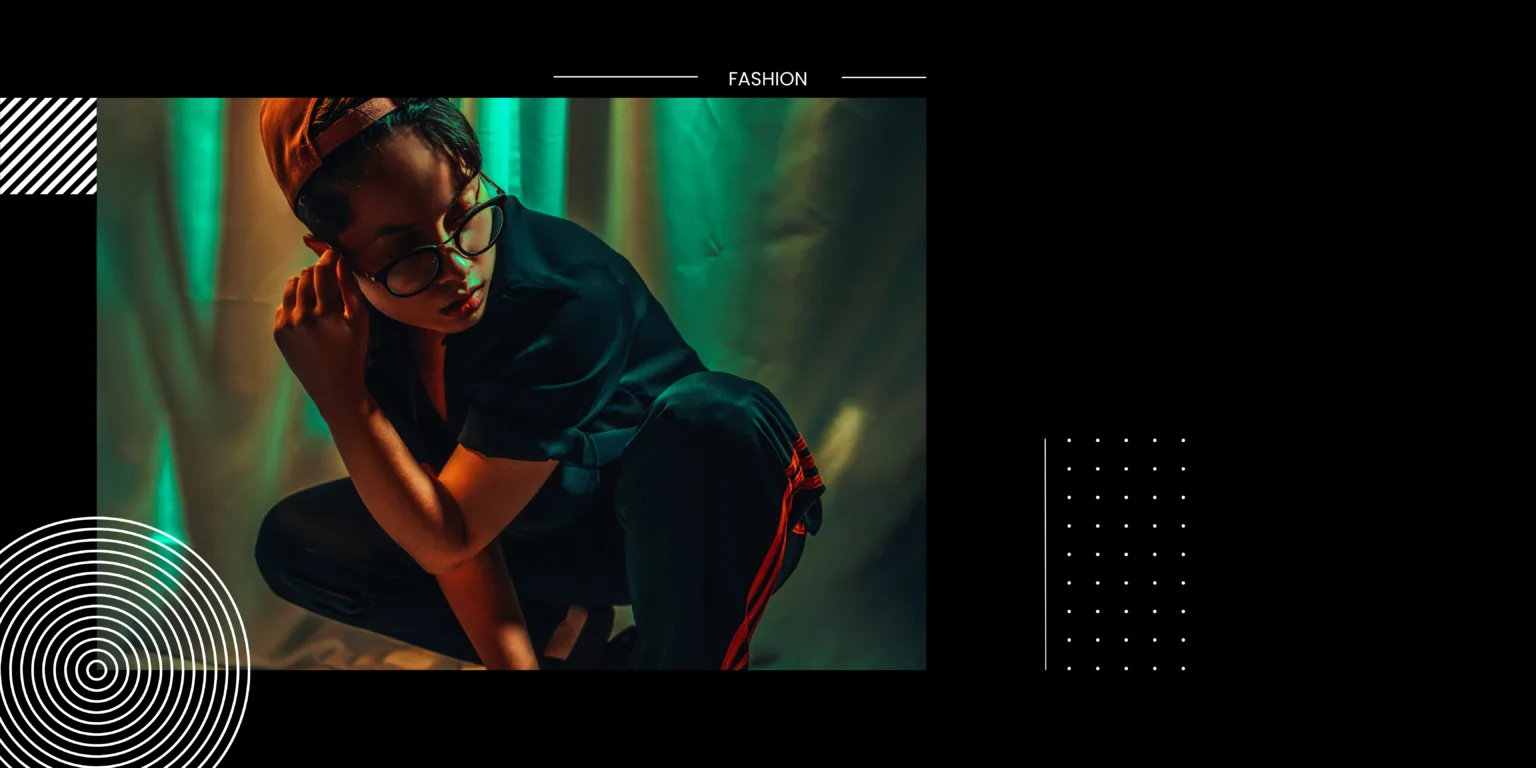 Black Modern Streetwear Landscape Banner