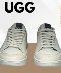 Tennis UGG blanches en cuir pour homme, style casual moderne