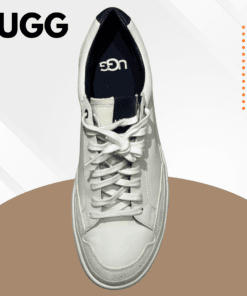 Tennis UGG blanches en cuir pour homme, style casual moderne